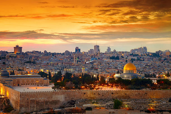 View to Jerusalem old city. Israel